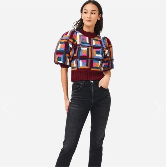 SEA NY Camryn wool crochet sweater size XS - Picture 11 of 11